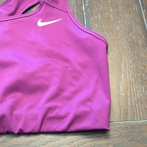 Nike Sports Bra.  3X.  Magenta with white Nike Swoosh Logo. - Picture 5 of 8
